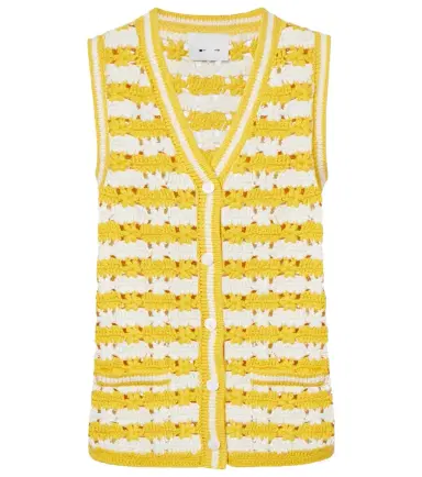 The Upside Goldie Watson cotton crochet vest | Thumbnail 1 The Upside Goldie Watson cotton crochet vest | Thumbnail 1