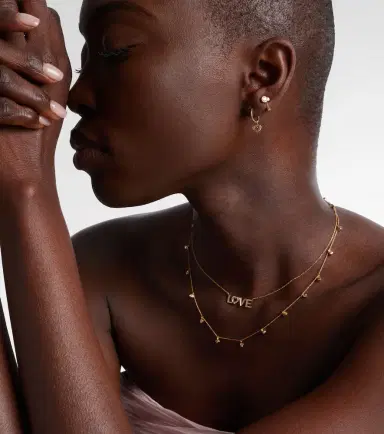 Sophie Bille Brahe Lettre De Mini Caur 18kt gold single hoop earring with diamonds | Thumbnail 3 Sophie Bille Brahe Lettre De Mini Caur 18kt gold single hoop earring with diamonds | Thumbnail 3
