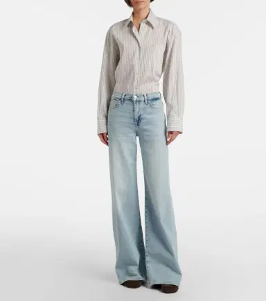 7 For All Mankind Lotta wide-leg jeans | Thumbnail 7
