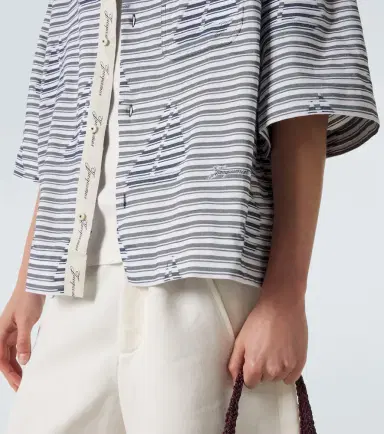 Jacquemus Plage striped cotton bowling shirt | Thumbnail 4 Jacquemus Plage striped cotton bowling shirt | Thumbnail 4