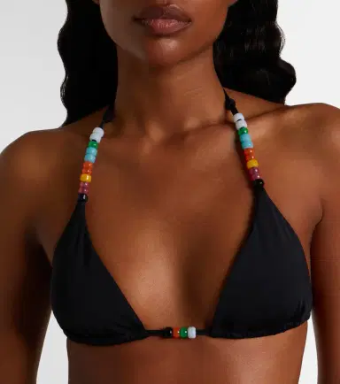Staud Lido beaded bikini top | Thumbnail 3 Staud Lido beaded bikini top | Thumbnail 3