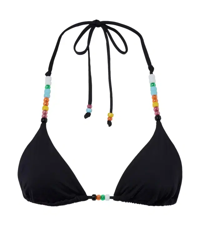 Lido beaded bikini top
