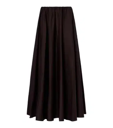 Staud Milano pleated cotton-blend maxi skirt | Thumbnail 1