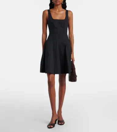 Staud Wells cotton minidress | Thumbnail 4 Staud Wells cotton minidress | Thumbnail 4