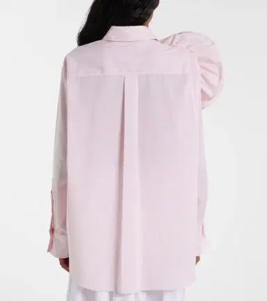 Dorothee Schumacher Striped Power floral-appliqué cotton-blend shirt | Thumbnail 4