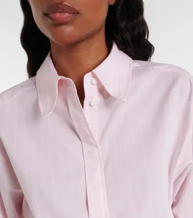 Dorothee Schumacher Striped Power floral-appliqué cotton-blend shirt | Thumbnail 8