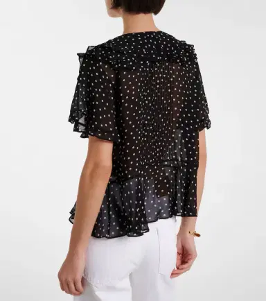 Dorothee Schumacher Dancing Dots polka-dot georgette blouse | Thumbnail 3