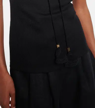 Dorothee Schumacher Pure Sleekness ribbed-knit cotton tank top | Thumbnail 2 Dorothee Schumacher Pure Sleekness ribbed-knit cotton tank top | Thumbnail 2