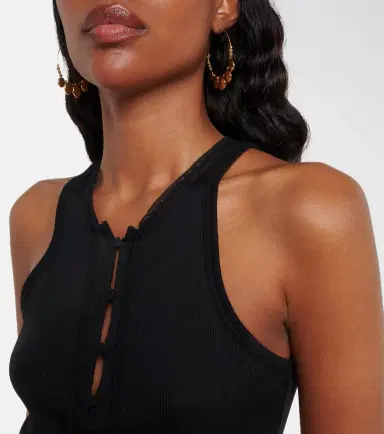 Dorothee Schumacher Pure Sleekness ribbed-knit cotton tank top | Thumbnail 5 Dorothee Schumacher Pure Sleekness ribbed-knit cotton tank top | Thumbnail 5
