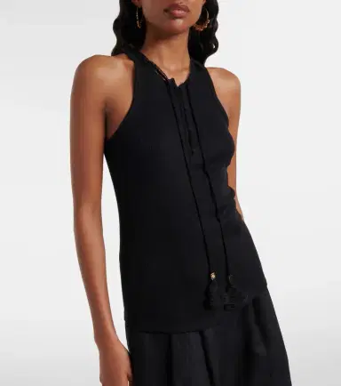 Dorothee Schumacher Pure Sleekness ribbed-knit cotton tank top | Thumbnail 7 Dorothee Schumacher Pure Sleekness ribbed-knit cotton tank top | Thumbnail 7