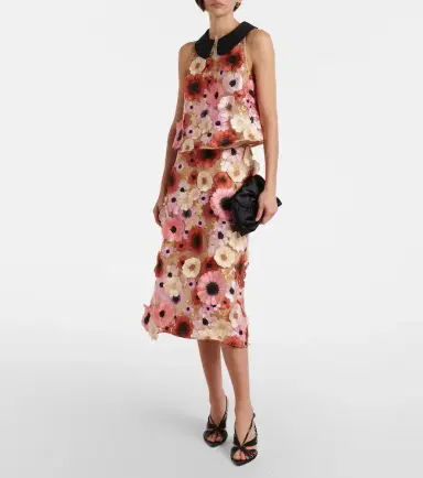 Dorothee Schumacher Blooming Meadow silk-trimmed top | Thumbnail 3 Dorothee Schumacher Blooming Meadow silk-trimmed top | Thumbnail 3