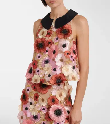 Dorothee Schumacher Blooming Meadow silk-trimmed top | Thumbnail 5 Dorothee Schumacher Blooming Meadow silk-trimmed top | Thumbnail 5