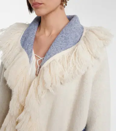 Dorothee Schumacher Poppy Garden fringed jacquard coat | Thumbnail 3 Dorothee Schumacher Poppy Garden fringed jacquard coat | Thumbnail 3