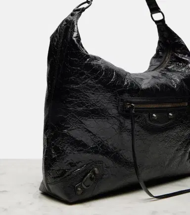 Balenciaga Le City Medium leather shoulder bag | Thumbnail 4
