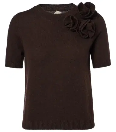 Jardin des Orangers Floral-appliqué wool and cashmere sweater | Thumbnail 1