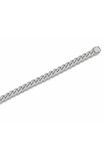 Wish Fine Jewelry 2.0ct Diamond 14K Cuban Chain Bracelet | Thumbnail 2 Wish Fine Jewelry 2.0ct Diamond 14K Cuban Chain Bracelet | Thumbnail 2