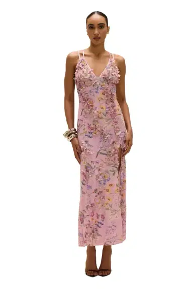 PatBo HEATHER EMBROIDERED MAXI DRESS | Thumbnail 1