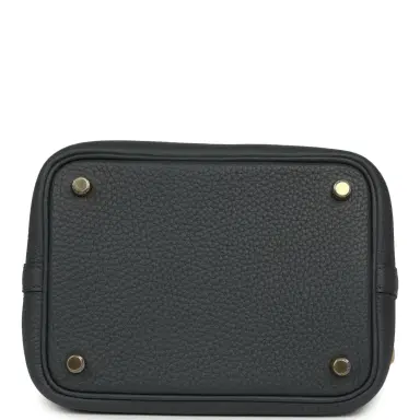 HERMÈS Hermes Picotin Lock 18 Gris Misty Clemence Permabrass Hardware | Thumbnail 6 HERMÈS Hermes Picotin Lock 18 Gris Misty Clemence Permabrass Hardware | Thumbnail 6