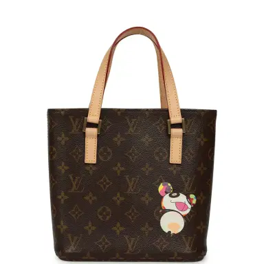 Louis Vuitton Vintage Louis Vuitton X Takashi Murakami Vavin PM Brown Monogram Panda Gold Hardware | Thumbnail 1 Louis Vuitton Vintage Louis Vuitton X Takashi Murakami Vavin PM Brown Monogram Panda Gold Hardware | Thumbnail 1