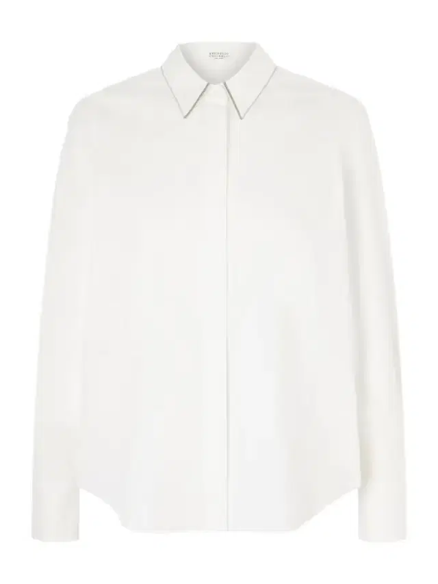 Brunello Cucinelli Embellished Cotton-blend Shirt