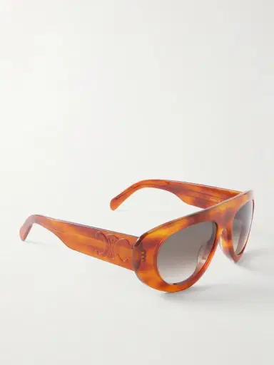CELINE Eyewear Aviator-style Metal Sunglasses | Thumbnail 3