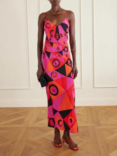 PUCCI Printed Silk Crepe De Chine Maxi Dress | Thumbnail 2