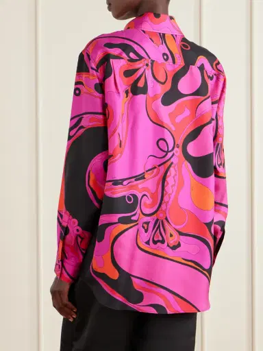 PUCCI Printed Silk-twill Shirt | Thumbnail 4 PUCCI Printed Silk-twill Shirt | Thumbnail 4