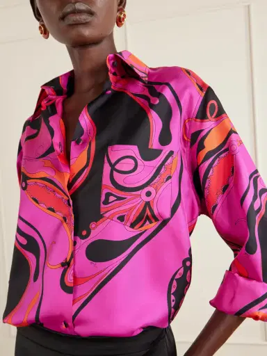 PUCCI Printed Silk-twill Shirt | Thumbnail 5 PUCCI Printed Silk-twill Shirt | Thumbnail 5