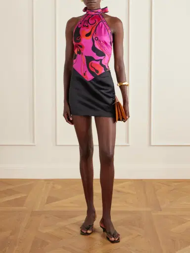PUCCI Printed Silk-twill Halterneck Top | Thumbnail 2 PUCCI Printed Silk-twill Halterneck Top | Thumbnail 2