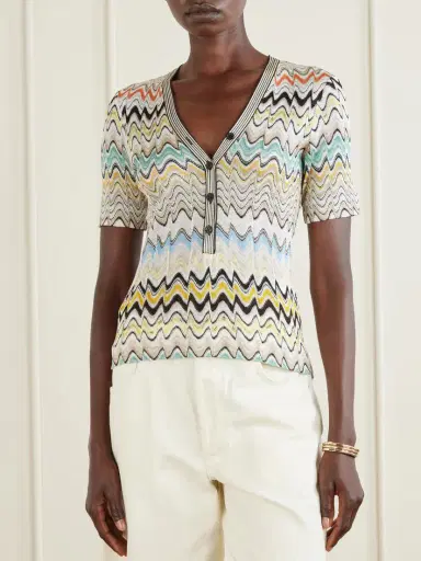 Missoni Striped Crochet-knit Sweater | Thumbnail 3