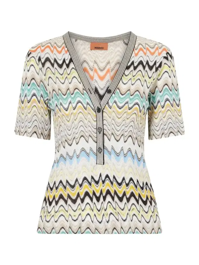 Missoni Striped Crochet-knit Sweater