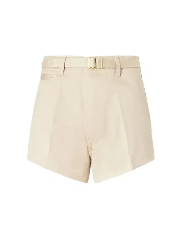 The Grier Belted Organic Cotton-twill Shorts