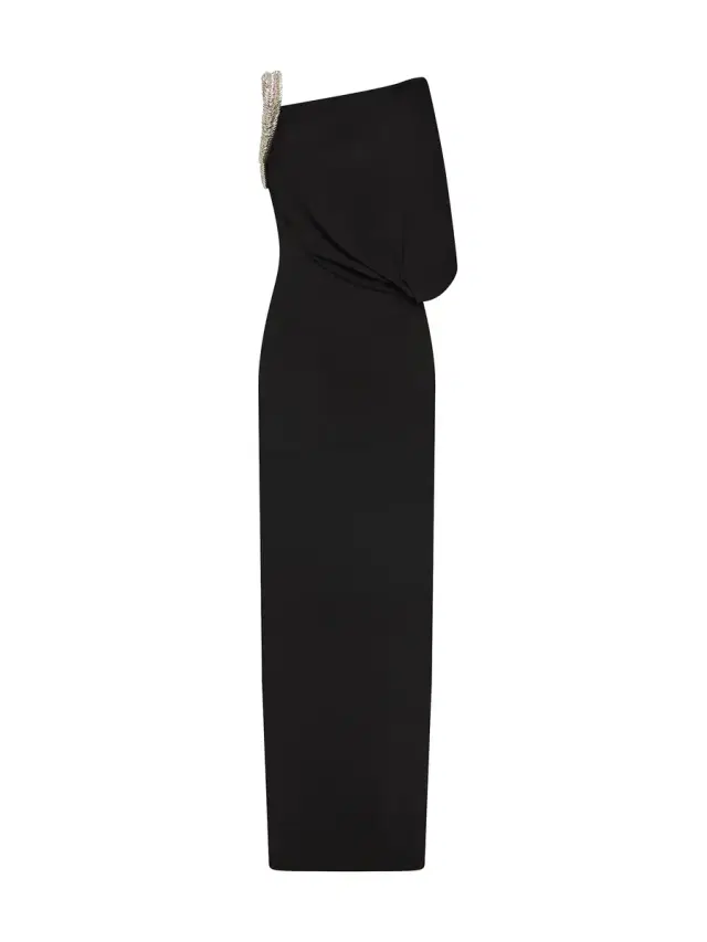 RACHEL GILBERT Claudelle Column Gown
