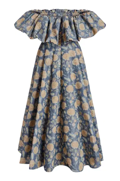 Markarian Freesia Dusk Marigold Ikat Midi Dress | Thumbnail 5 Markarian Freesia Dusk Marigold Ikat Midi Dress | Thumbnail 5