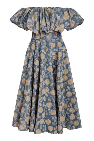 Markarian Freesia Dusk Marigold Ikat Midi Dress | Thumbnail 1 Markarian Freesia Dusk Marigold Ikat Midi Dress | Thumbnail 1