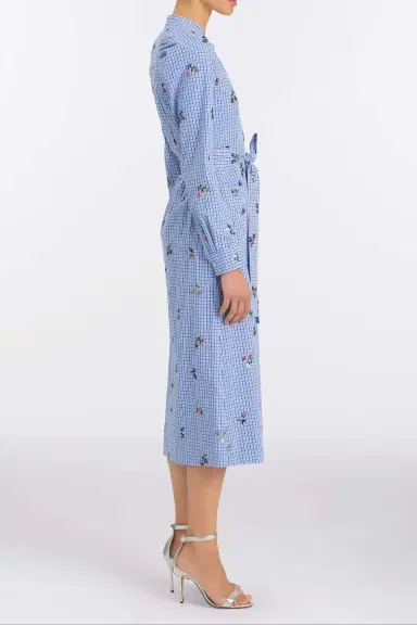 Markarian Gazania Sequin Embroidery Shirt Dress | Thumbnail 3 Markarian Gazania Sequin Embroidery Shirt Dress | Thumbnail 3