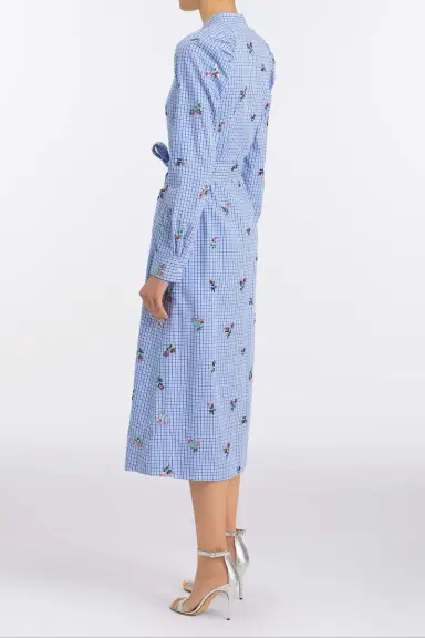 Markarian Gazania Sequin Embroidery Shirt Dress | Thumbnail 4 Markarian Gazania Sequin Embroidery Shirt Dress | Thumbnail 4