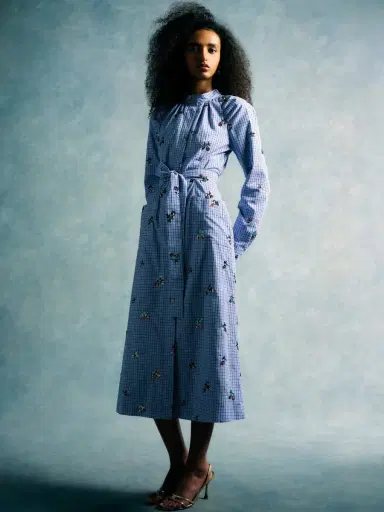 Markarian Gazania Sequin Embroidery Shirt Dress | Thumbnail 7 Markarian Gazania Sequin Embroidery Shirt Dress | Thumbnail 7