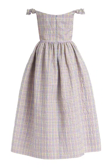 Markarian Ginger Pastel Plaid Midi Dress | Thumbnail 5 Markarian Ginger Pastel Plaid Midi Dress | Thumbnail 5