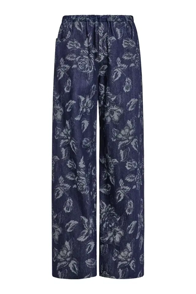 Markarian Ila Floral Denim Trousers