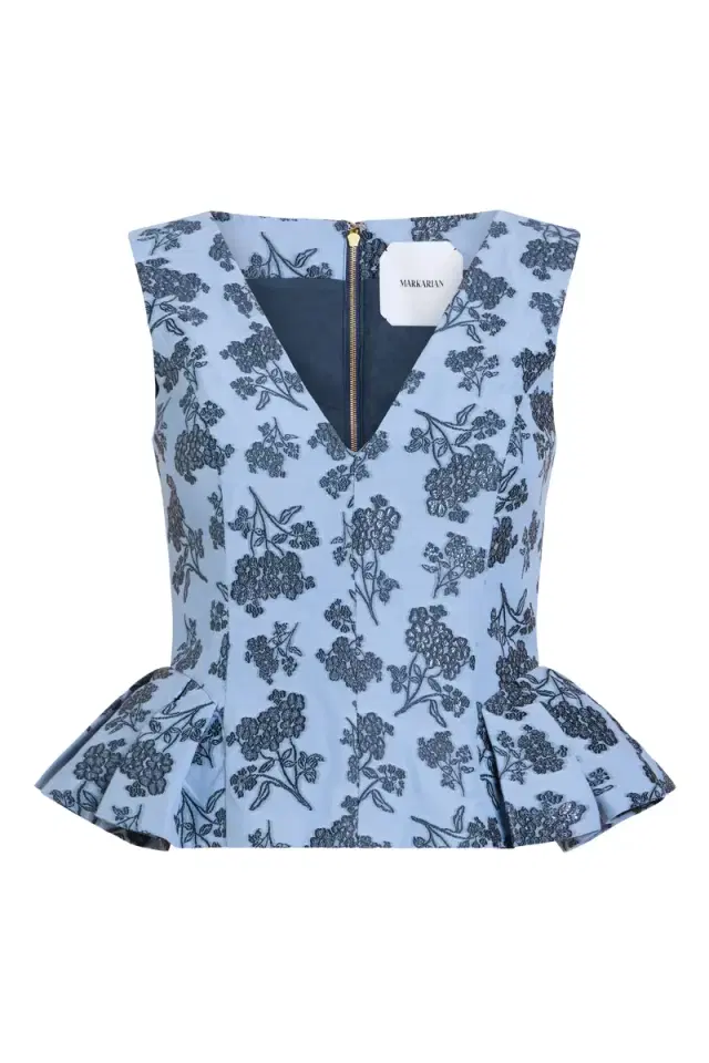 Jasminium Navy Bouquet Top