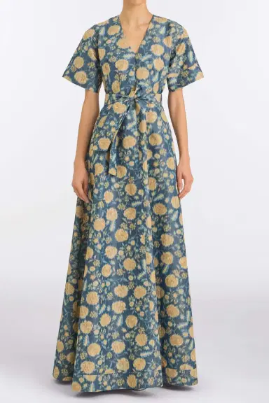 Markarian Margaretta Dusk Marigold Ikat Gown | Thumbnail 5 Markarian Margaretta Dusk Marigold Ikat Gown | Thumbnail 5