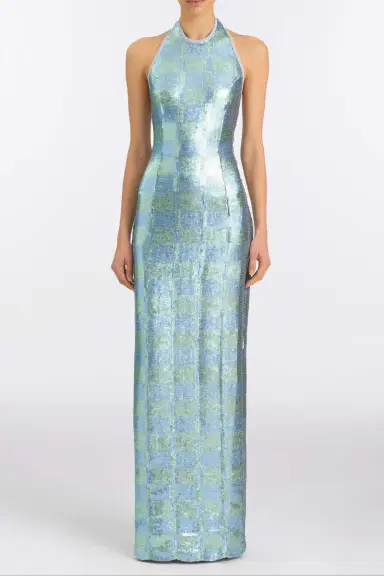 Markarian Nerine Gingham Sequin Gown | Thumbnail 2 Markarian Nerine Gingham Sequin Gown | Thumbnail 2