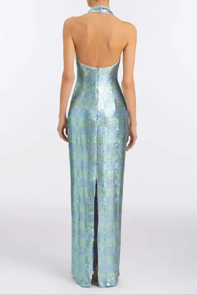 Markarian Nerine Gingham Sequin Gown | Thumbnail 4 Markarian Nerine Gingham Sequin Gown | Thumbnail 4