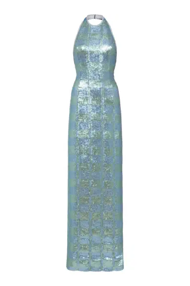 Markarian Nerine Gingham Sequin Gown | Thumbnail 1 Markarian Nerine Gingham Sequin Gown | Thumbnail 1