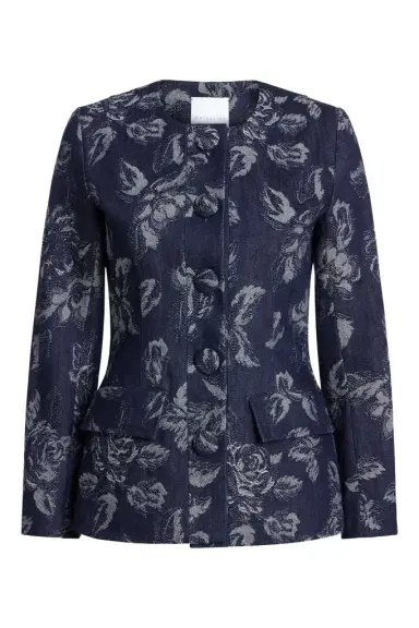 Markarian Savane Floral Denim Jacket Top | Thumbnail 1 Markarian Savane Floral Denim Jacket Top | Thumbnail 1