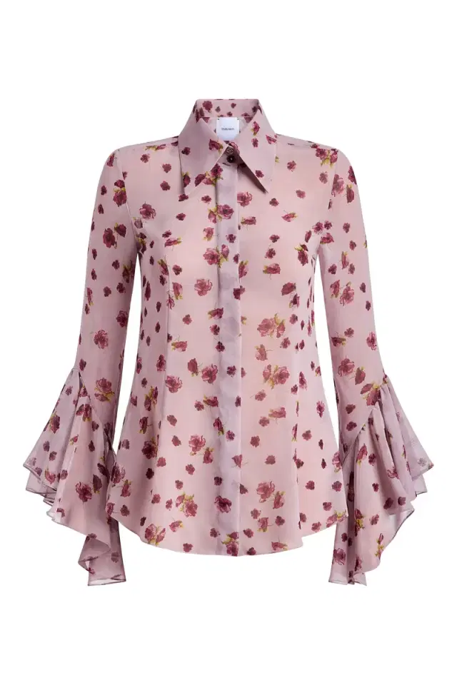 Wilma Dusty Rose Button Down