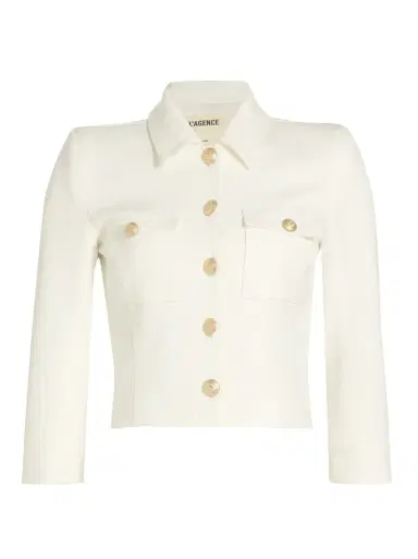 L'Agence Kumi Twill Crop Jacket | Thumbnail 1 L'Agence Kumi Twill Crop Jacket | Thumbnail 1