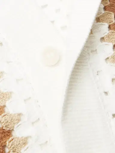 Frescobol Carioca Pinto Crocheted Cotton Shirt | Thumbnail 4
