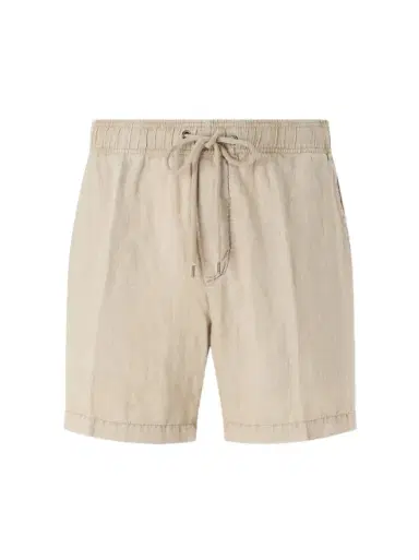 James Perse Straight-Leg Garment-Dyed Linen Drawstring Shorts | Thumbnail 1